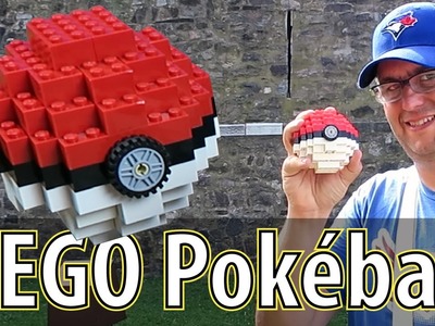 DIY LEGO Pokéball and catching a Pikachu