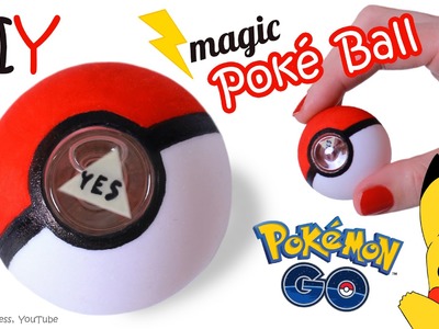 DIY Magic Poke Ball – How To Make Miniature Magic 8-Ball In Pokemon Go Style