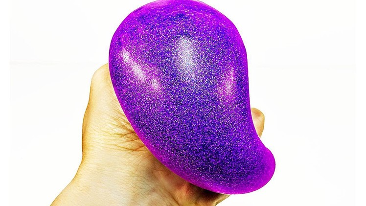 DIY: Make Your Own Extra Large Galaxy Kinetic Sand Slime Orbeez Squishy Stress Ball!!