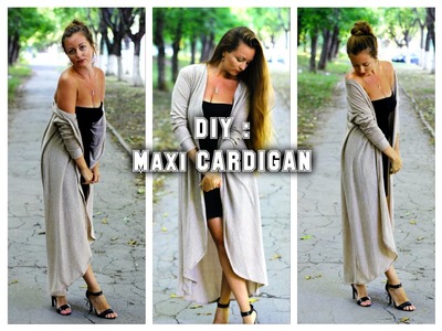 DIY Maxi Cardigan-  Cardigan Lung