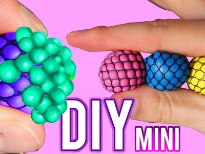 DIY Mini Squishy Mesh Stress Ball! Changes Color Stress Ball!