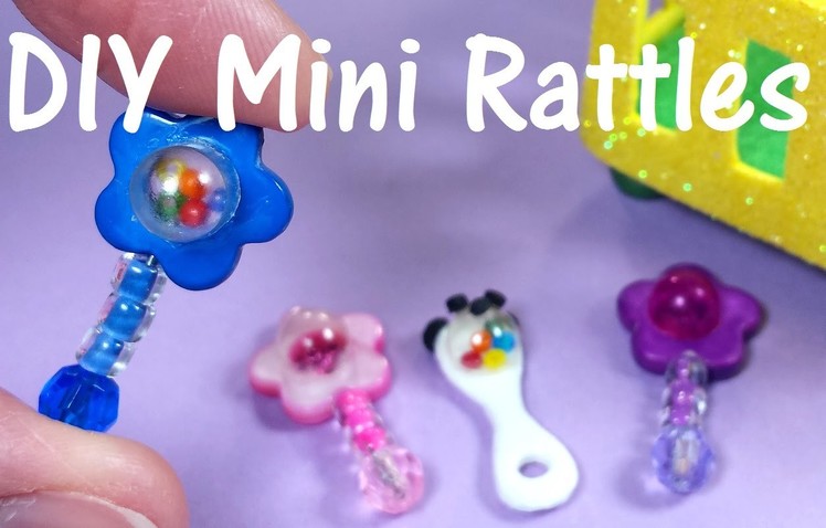 DIY Miniature Baby Doll Rattles