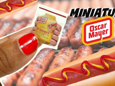 DIY Miniature hotdogs | EASY Dollhouse DIY