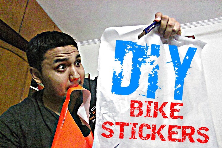 DIY motorcycle stickers. Season 2 bike build ep. 1. ktm duke 390 stickers