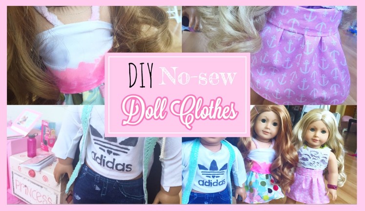 DIY No-Sew American Girl Doll Clothes!