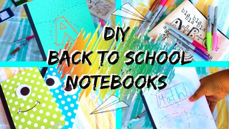 DIY Notebooks for Back to School 2016! | Diys By Abraham