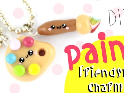 ♡ DIY Paint Friendship Charms!! ♡  | Kawaii Friday