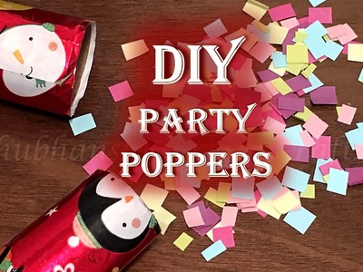 DIY Party Poppers | Easy & quick Party poppers | Party Poppers from tissue roll