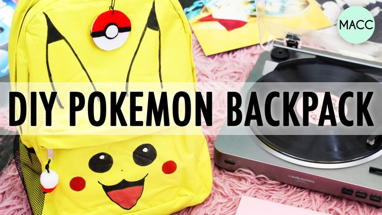 DIY Pikachu Pokemon Go Backpack