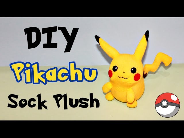 DIY Pikachu Sock Plush, POKEMON