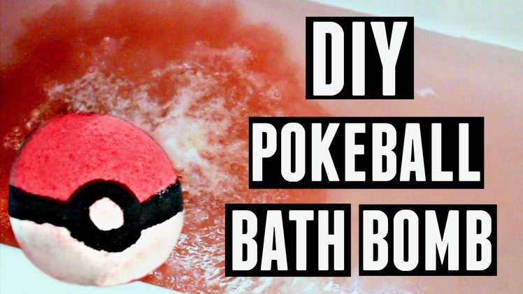 DIY POKEBALL BATH BOMB - HowToByJordan
