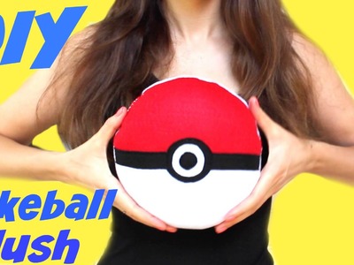 DIY Pokemon Plush Pokeball Pillow Tutorial: How to Pokemon GO