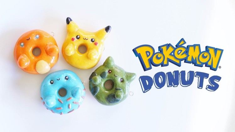 DIY ♥ POKEMON POLYMER CLAY DONUTS