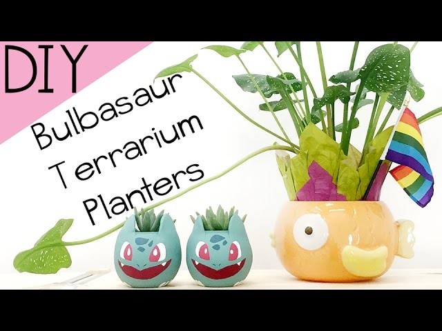 DIY: #PokemonGo Bulbasaur Terrarium.Planter