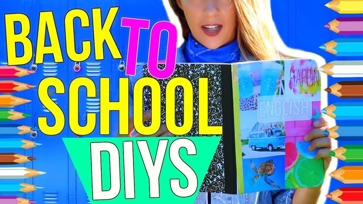 DIY School Supplies For Back To School 2016-2017! DIY Life Hacks + Organization For School!