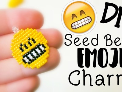 DIY Seed Bead Emoji Charm How To. Bead Weaving. ¦ The Corner of Craft