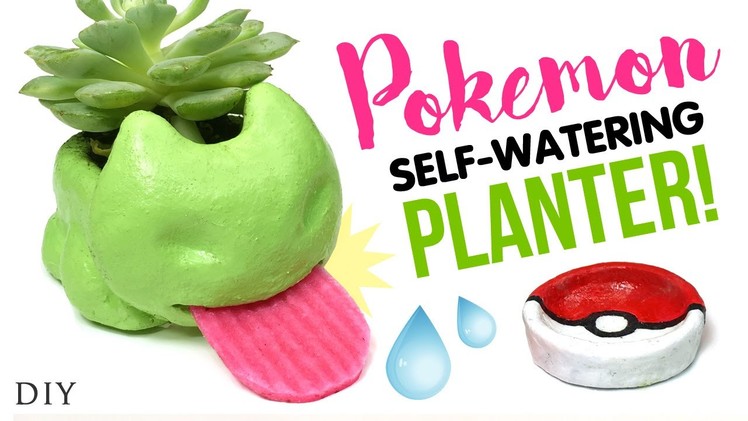 DIY Self-Watering Planter Inspired by POKEMON GO!! Testing DIY Oven-Fired Ceramic Clay