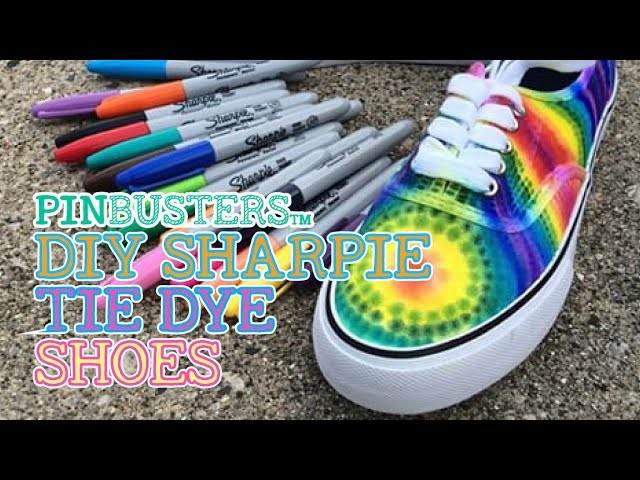 DIY Sharpie Tie-Dye Shoes. IS THIS PINTEREST PIN THAT EASY?