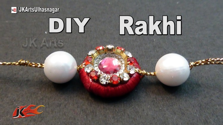DIY Silk Thread Rakhi for Raksha Bandhan | How to make | JK Arts 1004