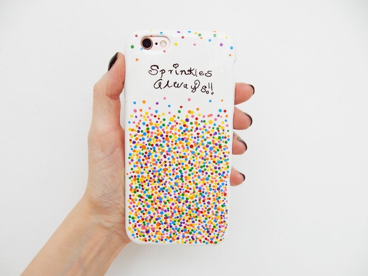 DIY Sprinkles Phone Case