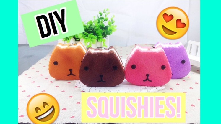 DIY Squishies!. Make your own squishies with makeup sponges!