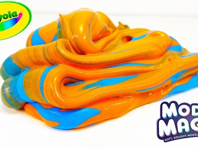 DIY: SUPER PUTTY CREATION! Mixing Borax Slime with Crayola Magic Modelling Clay! Super Smooth!