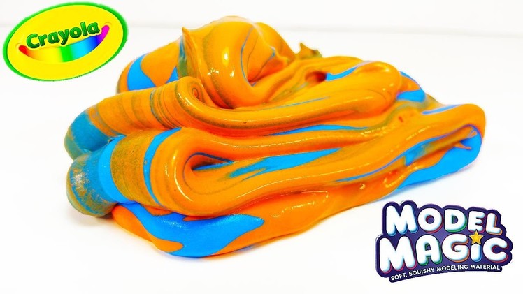 DIY: SUPER PUTTY CREATION! Mixing Borax Slime with Crayola Magic Modelling Clay! Super Smooth!