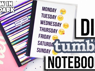 DIY Tumblr Notebooks for Back to School! + Giveaway! 2016
