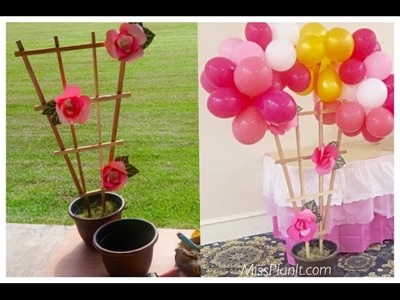 DIY: Tutorial Secret Garden Balloon Arch!