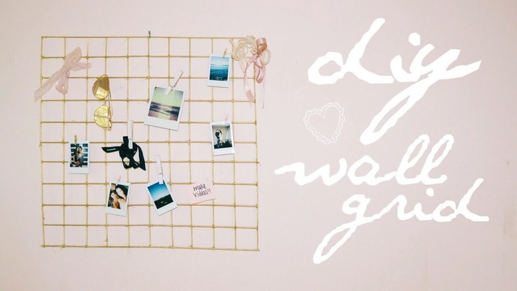 DIY Urban Outfitters Wall Grid (Cheap & easy!)