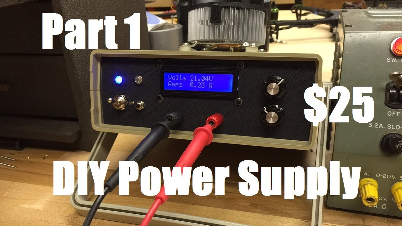 Diy Variable Lab Bench Power Supply 25 Build Part 1