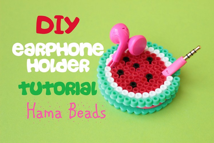 DIY | Watermelon Earphone Holder Tutorial | Sissy's Creations