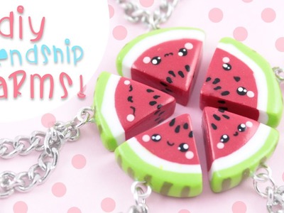 ♡ DIY Watermelon Friendship Charms ♡ | Kawaii Friday