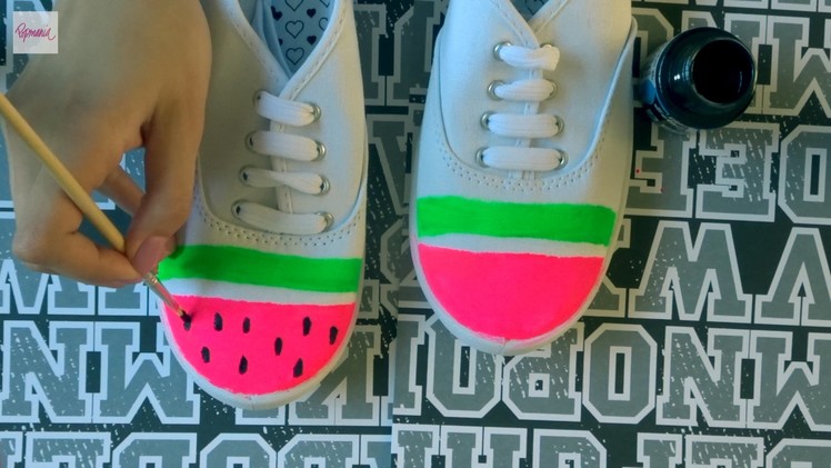DIY Watermelon Shoes With Ellie Rose