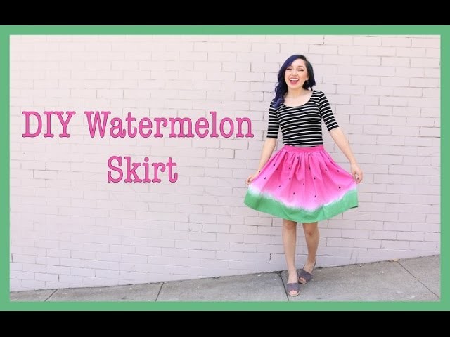 DIY Watermelon Skirt | Crafty Amy