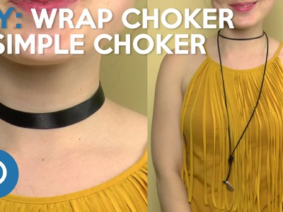 DIY Wrap Choker & Simple Choker