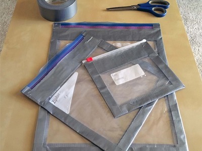 DIY Ziploc Reinforced Packing Cube for Ultralight Backpacking and Travel Hack