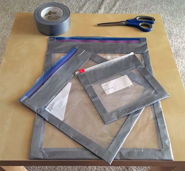 DIY Ziploc Reinforced Packing Cube for Ultralight Backpacking and Travel Hack