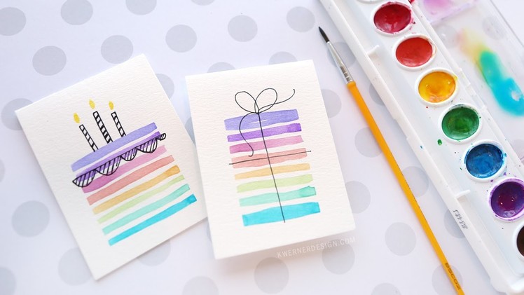 Easy DIY Birthday Cards Using Minimal Supplies