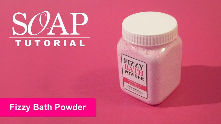 Fizzy Bath Powder, DIY Bath Bombs Powder