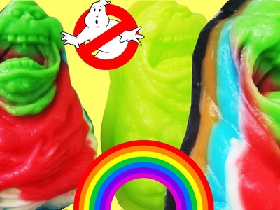 Ghostbusters Rainbow Slimer Slime Jelly Jello Gummy Mold DIY How To
