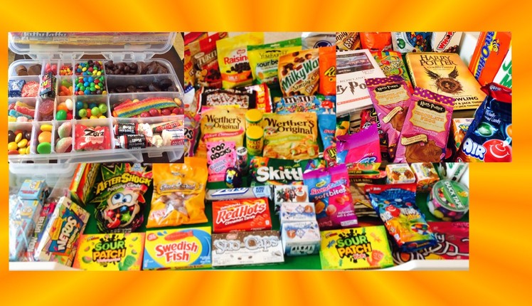Harry Potter, Toxic Waste, DIY Candy Survivor Box, & More Candy!  New Toy Collector Family!