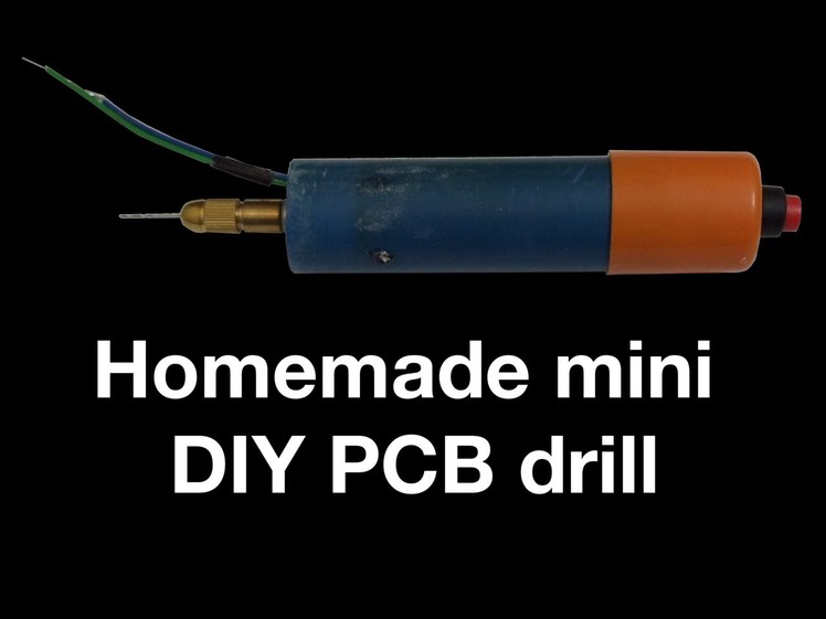 Homemade mini DIY PCB drill