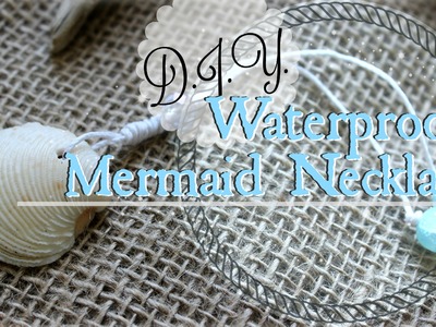 How to Make a Seashell Necklace | DIY Swimmable Mermaid Jewelry for Mermaiding