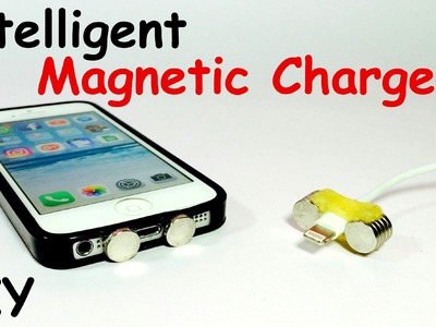 How to Make an INTELLIGENT MAGNETIC MOBILE CHARGER | DIY Gadget