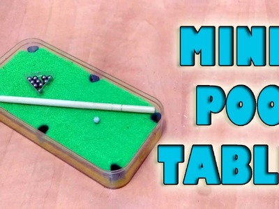 How To Make Mini Pool Table Set! |DIY| 2016