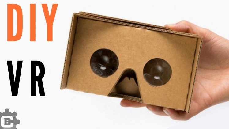 How to make vr cardboard Easy | vr headset at home