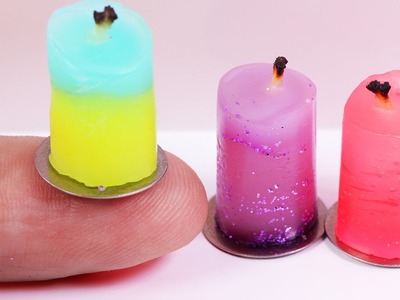 Miniature [realistic] Candles ~ Dollhouse DIY