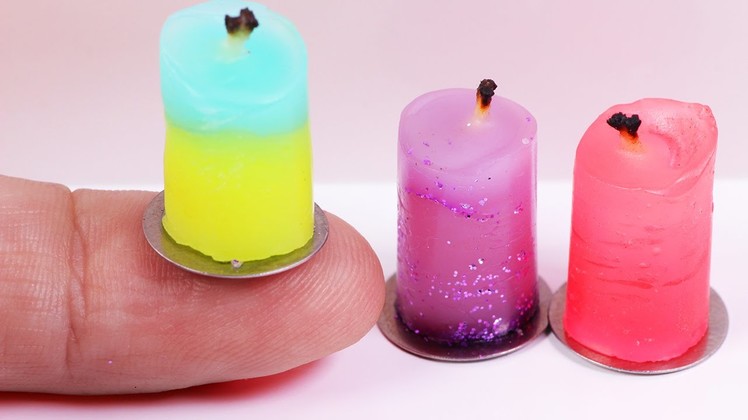 Miniature [realistic] Candles ~ Dollhouse DIY
