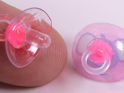 Miniature [realistic] Pacifier DIY  ~ for a baby doll